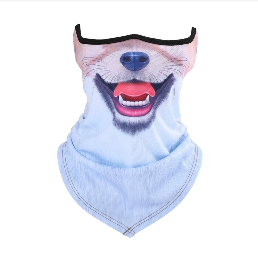 Half Face Mask Motorcycle Cycling Halloween UV Protection Balaclava Neck Scarf